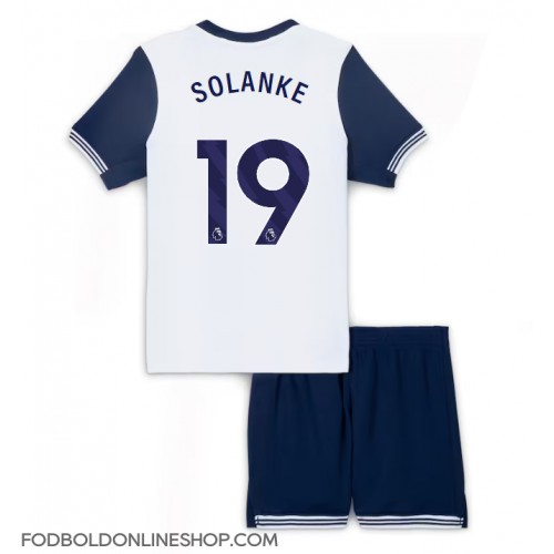 Tottenham Hotspur Dominic Solanke #19 Hjemme Trøje Børn 2024-25 Kortærmet (+ Korte bukser)